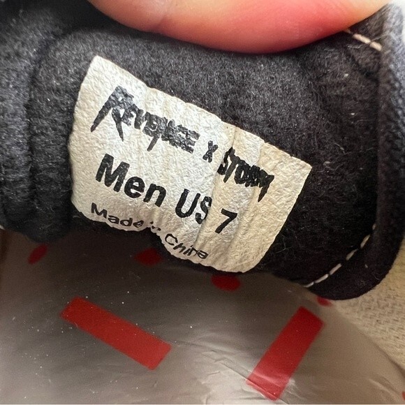 Revenge X Storm Old Skool Flame Low Top Sneakers Black - Picture 8 of 13